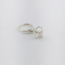 Load image into Gallery viewer, Tiffany &amp; Co. 1837 Lock Charm Keyring
