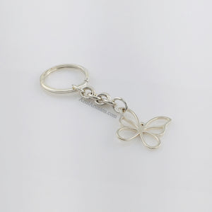 Tiffany & Co. Sterling Butterfly Keyring