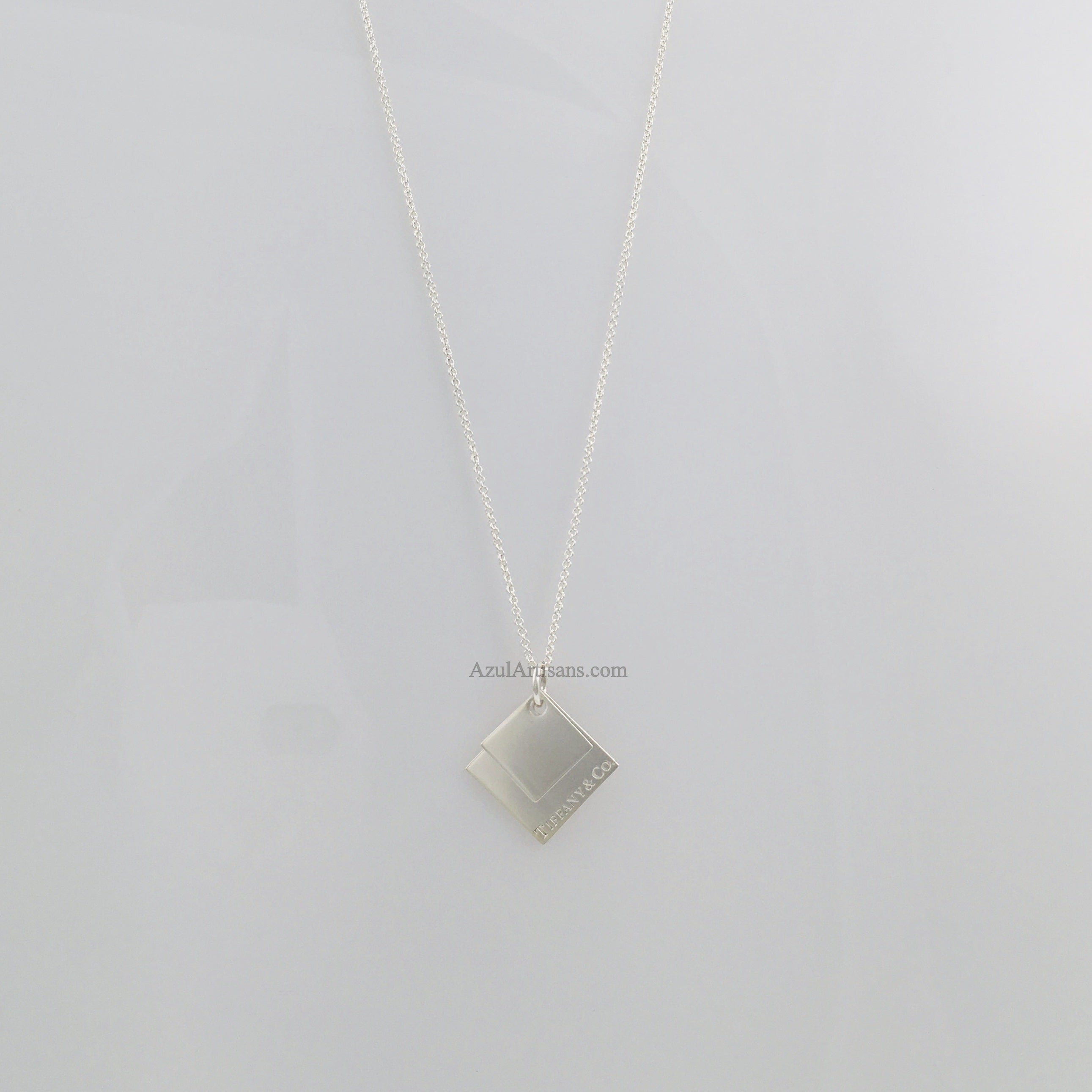 Tiffany & Co. 2個セット Tiffany & Co. Sterling Infinity Pendant Double Chain