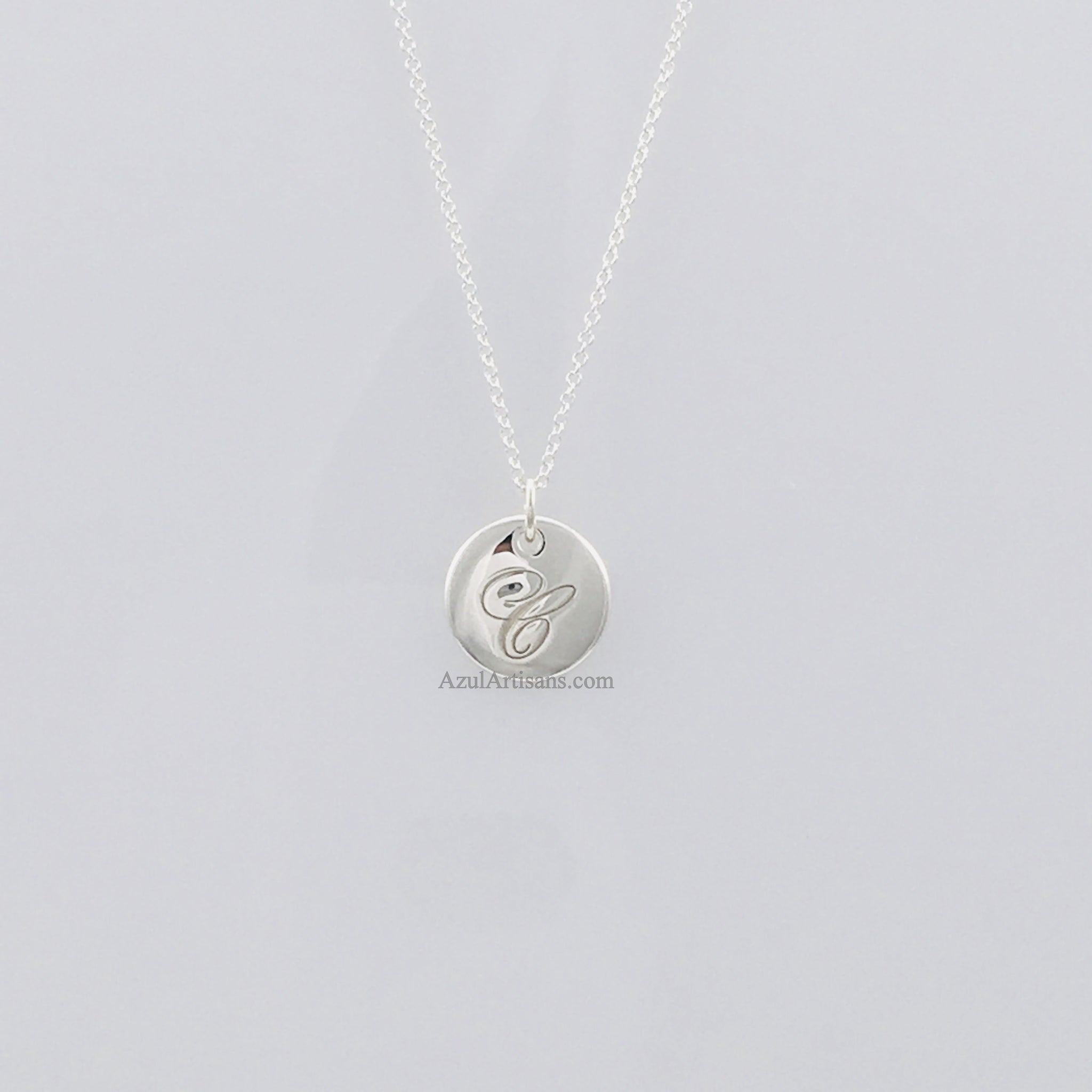 Tiffany notes alphabet disc charm pendant Clearance