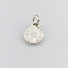 Load image into Gallery viewer, Tiffany &amp; Co. 1837 White Enamel Circle Charm
