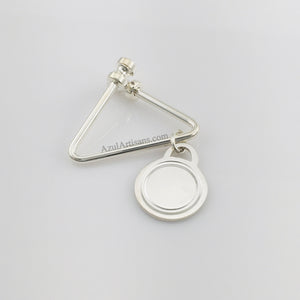 Tiffany & Co. Paloma's Groove Triangular Keyring