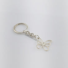 将图片加载到图库查看器，Tiffany &amp; Co. Sterling Butterfly Keyring
