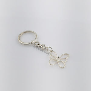 Tiffany & Co. Sterling Butterfly Keyring