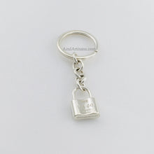 Load image into Gallery viewer, Tiffany &amp; Co. 1837 Lock Charm Keyring
