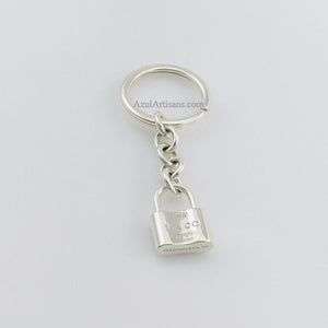 Tiffany & Co. 1837 Lock Charm Keyring