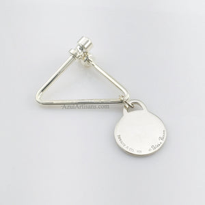 Tiffany & Co. Paloma's Groove Triangular Keyring