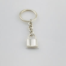 将图片加载到图库查看器，Tiffany &amp; Co. 1837 Lock Charm Keyring
