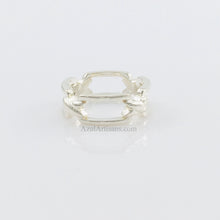 将图片加载到图库查看器，Tiffany &amp; Co. Signature Rectangle Link Ring
