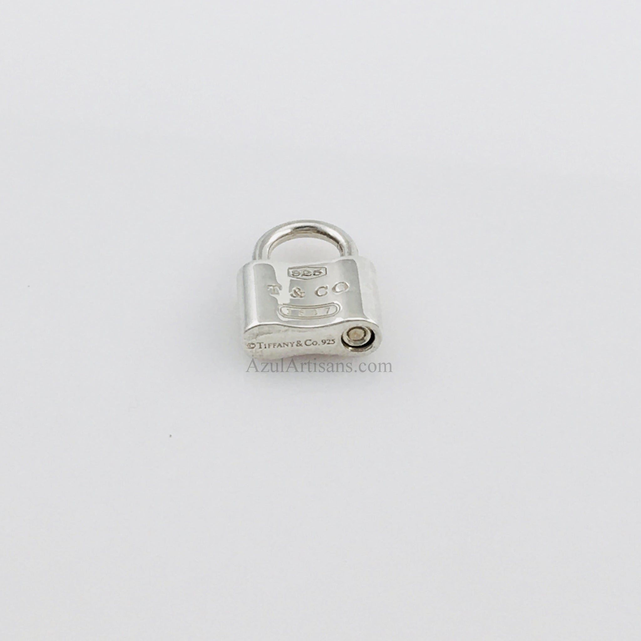 Tiffany & Co. 1837 Lock Charm Necklace