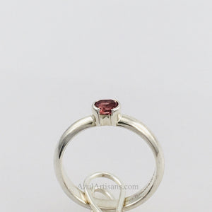 Tiffany & Co.  Round Stack Pink Tourmaline Ring