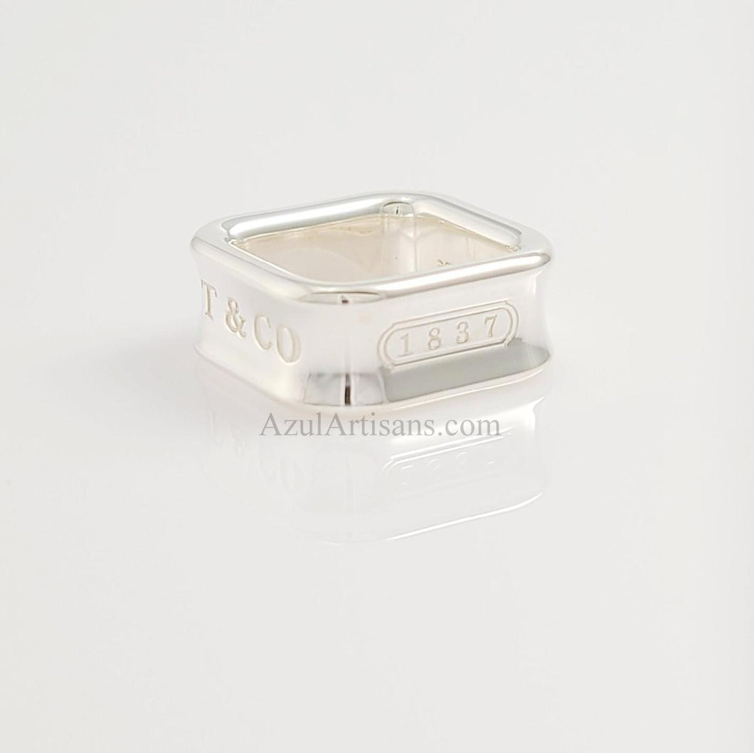 Tiffany & Co. 1837 Square Cushion Ring