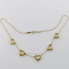 Cargar imagen en el visor de la galería, Tiffany &amp; Co. 18k Open Heart Necklace
