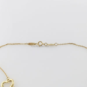 Tiffany & Co. 18k Open Heart Necklace