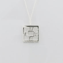 Cargar imagen en el visor de la galería, Tiffany &amp; Co. Open Square Pendant
