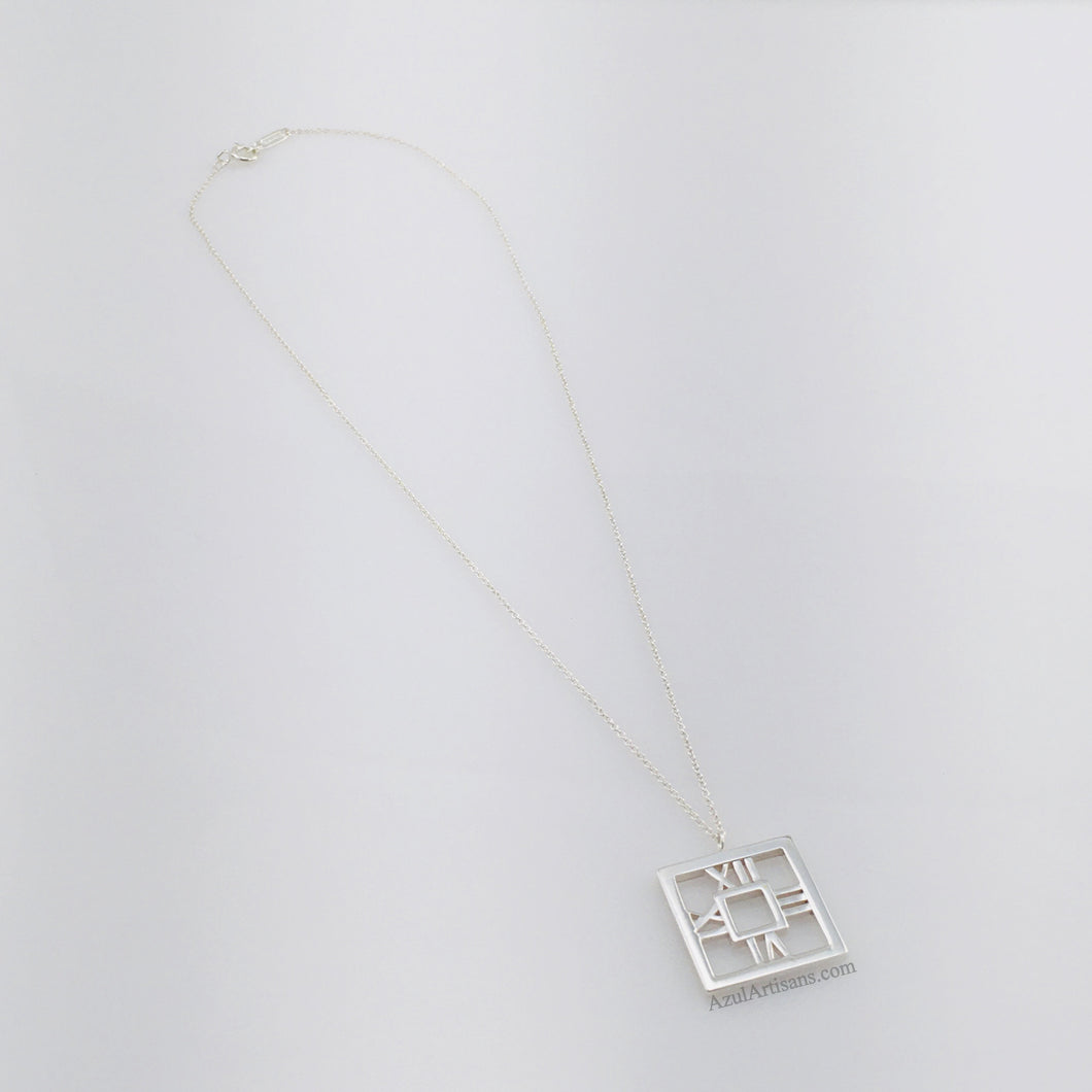 Tiffany & Co. Open Square Pendant