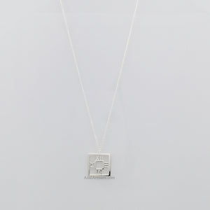 Tiffany & Co. Open Square Pendant