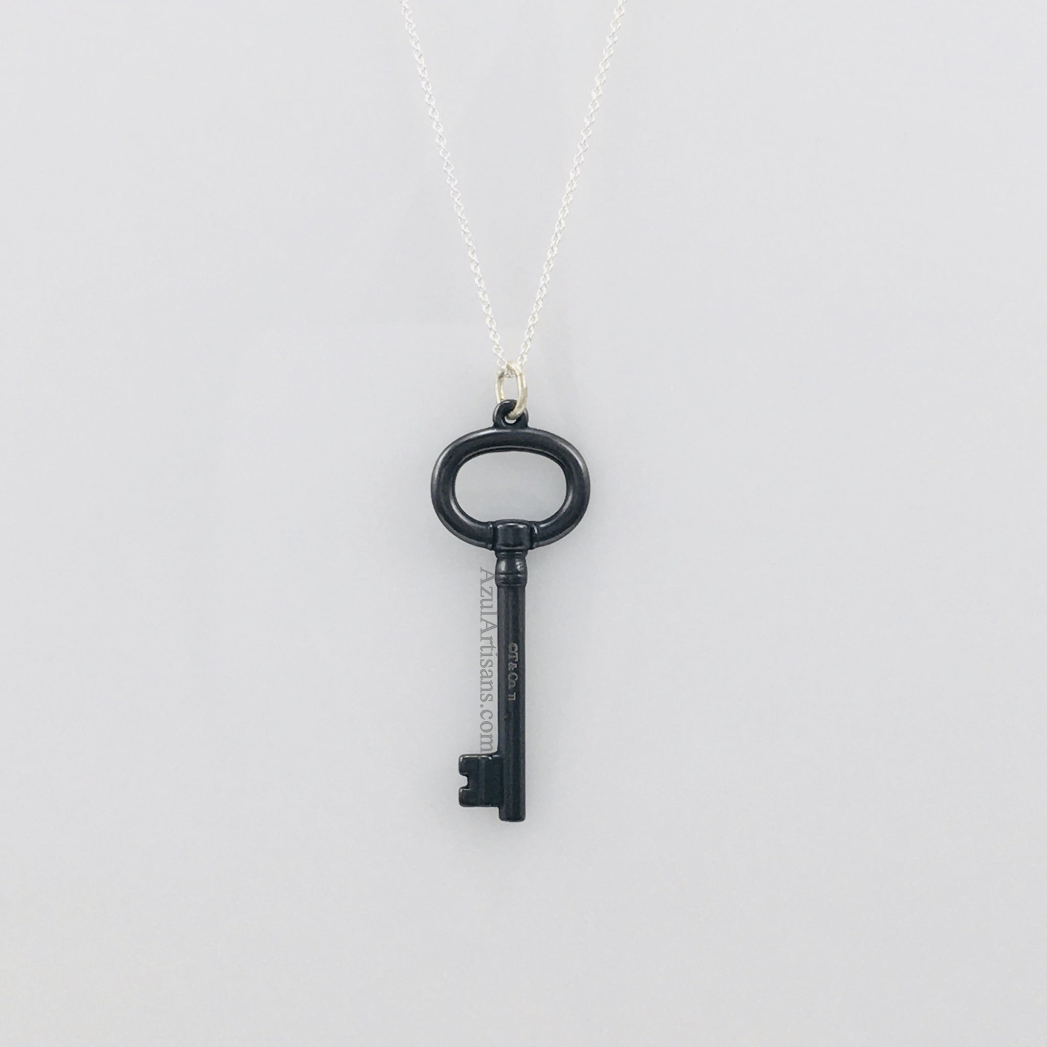 Tiffany black key necklace Clearance