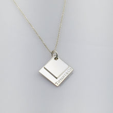 画像をギャラリービューアに読み込む, Tiffany &amp; Co. Double Square Pendant
