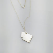 画像をギャラリービューアに読み込む, Tiffany &amp; Co. Double Square Pendant
