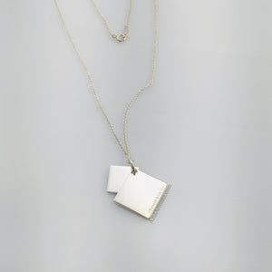 Tiffany & Co. Double Square Pendant