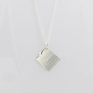 Tiffany & Co. Double Square Pendant