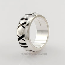 Load image into Gallery viewer, Tiffany &amp; Co. Black Numeral Atlas Ring
