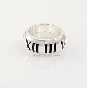 Tiffany & Co. Black Numeral Atlas Ring